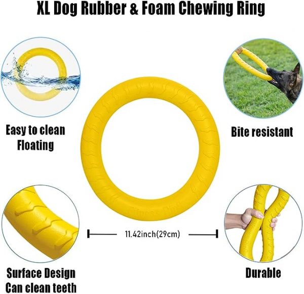 EVA Dog Pull Ring | Interactive Fitness Toy for Outdoor Fun 29cm(11.4in) | For Sale | Wholesale - Image 4